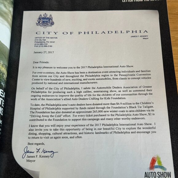 The Philadelphia Auto Show 2017 Program Book, Souvenir Catalog, 2017 - Picture 11 of 16